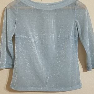 Shimmer chiffon blouse XS